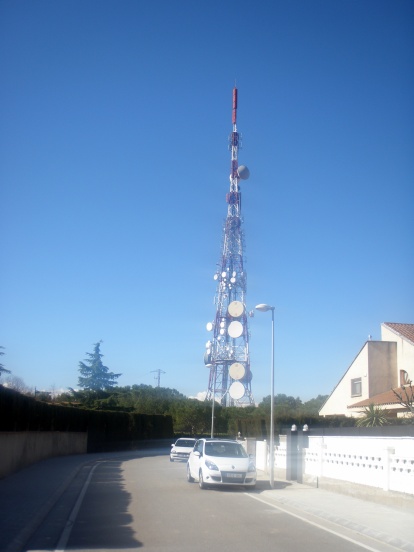 Antena de telecomunicaciones y telefonia móvil Alpicat
