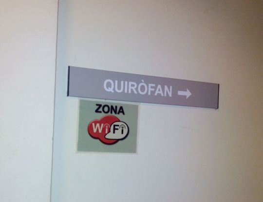El wifi en los hospitales  estancia en radiaciones por Joan Carles López